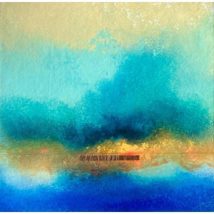 Peinture Abstraction 3172 par Hévin Christian | Tableau Abstrait Acrylique, Huile, Métal Minimaliste