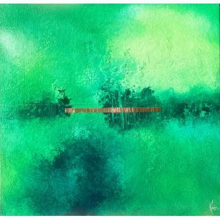 Peinture Abstraction 3163 par Hévin Christian | Tableau Abstrait Acrylique, Huile, Métal Minimaliste