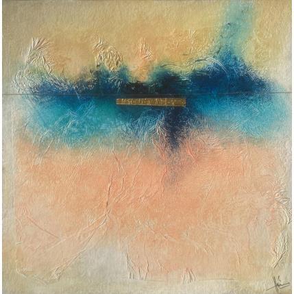 Peinture Abstraction 3166 par Hévin Christian | Tableau Abstrait Acrylique, Huile, Métal Minimaliste