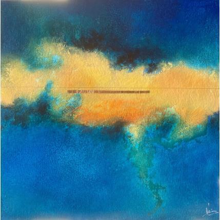 Peinture Abstraction 3164 par Hévin Christian | Tableau Abstrait Acrylique, Huile, Métal Minimaliste