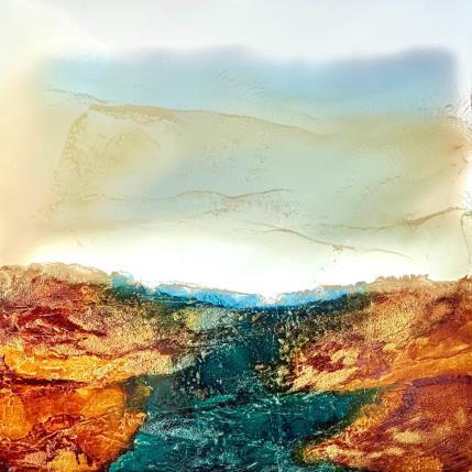 Painting Bronze Age 1955 by Depaire Silvia | Painting Abstract Acrylic Landscapes, Marine, Minimalist