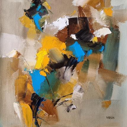 Peinture Saturday par Virgis | Tableau Abstrait Huile Minimaliste