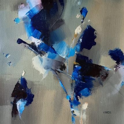 Peinture First love par Virgis | Tableau Abstrait Huile Minimaliste