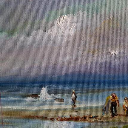 Peinture Playa del norte  par Cabello Ruiz Jose | Tableau Figuratif Huile Nature