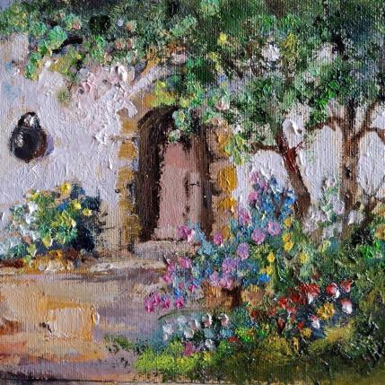 Painting Puerta de calle by Cabello Ruiz Jose | Painting Figurative Oil Nature