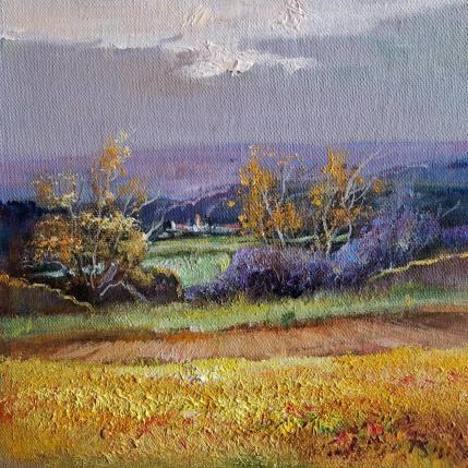 Peinture Tarde de luz par Cabello Ruiz Jose | Tableau Impressionnisme Huile Paysages