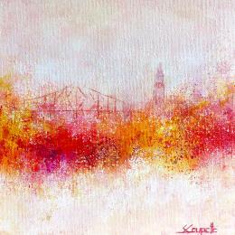 Painting Drift Of Time by Coupette Steffi | Painting Figurative Acrylic Pop icons, Urban