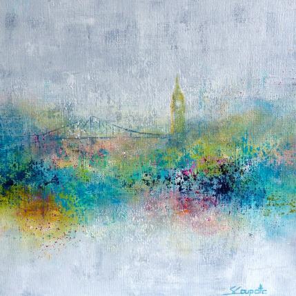 Peinture Distant Echoes par Coupette Steffi | Tableau Figuratif Acrylique Urbain