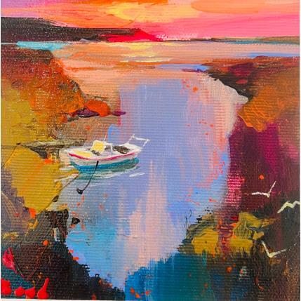 Peinture a palette of sky and sea depths par Bond Tetiana | Tableau Figuratif Huile