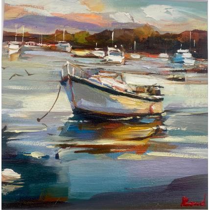 Peinture moment in silence par Bond Tetiana | Tableau Figuratif Huile