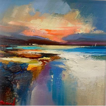 Peinture at the edge of calm par Bond Tetiana | Tableau Figuratif Huile