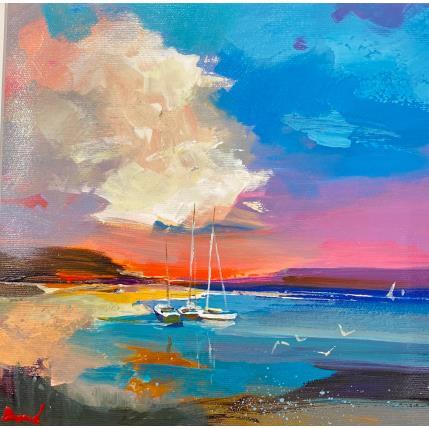 Peinture the song of sunset par Bond Tetiana | Tableau Figuratif Huile