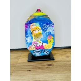 Sculpture Love Donuts by Kedarone | Sculpture Pop-art Acrylic, Graffiti Pop icons