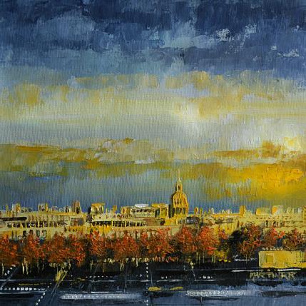 Peinture OTOÑO par Rodriguez Rio Martin | Tableau Impressionnisme Huile Urbain