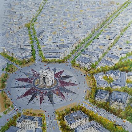 Peinture ASTERISCO par Rodriguez Rio Martin | Tableau Impressionnisme Huile Urbain