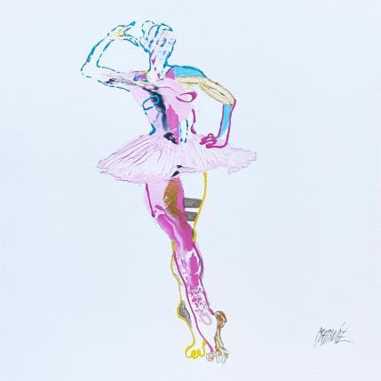 Gemälde Relevé doré von Cressanne | Gemälde Figurativ Acryl, Tinte Akt