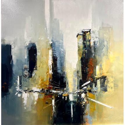 Peinture Taxi - 8th Av par Castan Daniel | Tableau Figuratif Huile