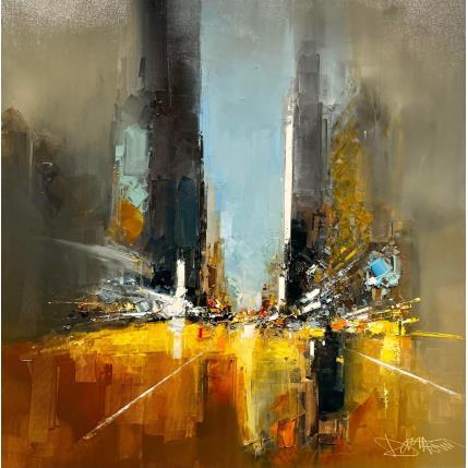 Peinture Taxi - Baysade lights par Castan Daniel | Tableau Figuratif Huile