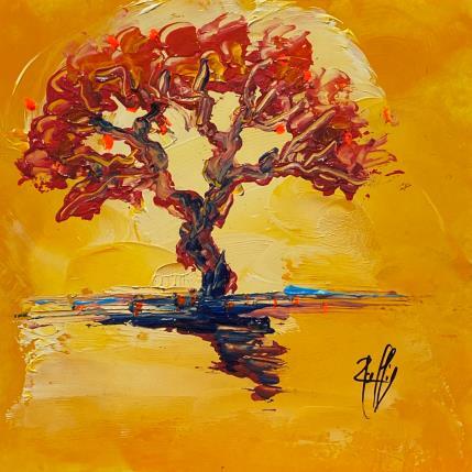 Peinture L'arbre par Raffin Christian | Tableau Figuratif Huile Nature