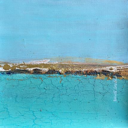 Peinture Edge of infinity par Dravet Brigitte | Tableau Abstrait Acrylique Marine, Minimaliste, Paysages