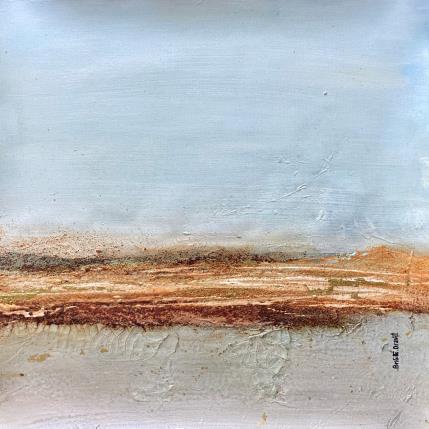 Peinture Walking on a dream par Dravet Brigitte | Tableau Abstrait Acrylique Minimaliste, Paysages
