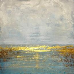 Peinture Les couleurs de la vie par Dravet Brigitte | Tableau Abstrait Acrylique Marine, Minimaliste, Paysages