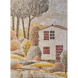 Peinture La maison de Provence par Dmitrieva Daria | Tableau