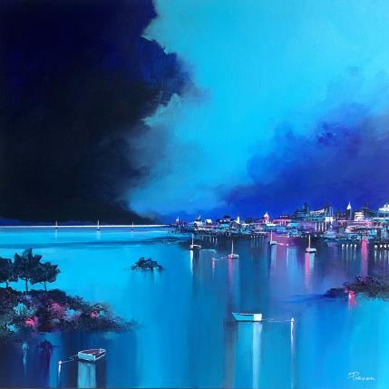 Peinture Harmony par Pienon Cyril | Tableau Abstrait Acrylique, Sable Paysages