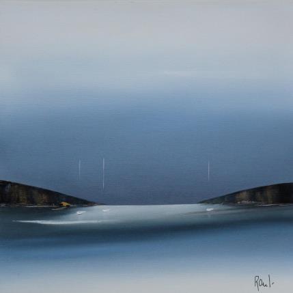 Peinture Emotions marines 71 par Roussel Marie-Ange et Fanny | Tableau Figuratif Huile Marine, Minimaliste