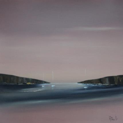 Peinture Douceur marine 71 par Roussel Marie-Ange et Fanny | Tableau Figuratif Huile Marine, Minimaliste