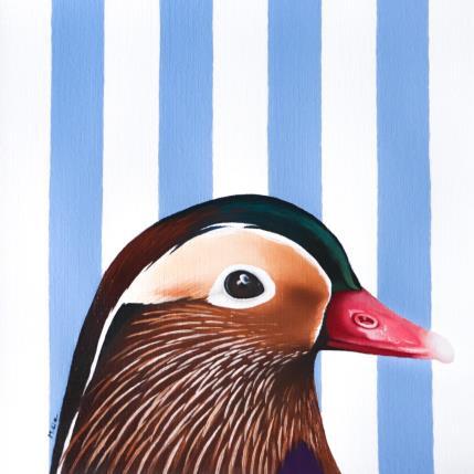 Peinture I SEE YOU 103 par Milie Lairie | Tableau Réalisme Huile Animaux