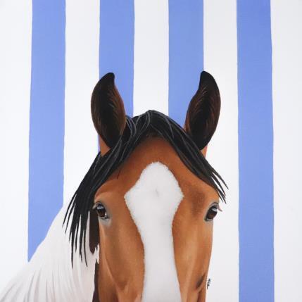 Peinture I SEE YOU 106 par Milie Lairie | Tableau Réalisme Huile Animaux