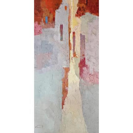 Peinture We'll meet again par Tomàs | Tableau Abstrait Huile Scènes de vie, Urbain