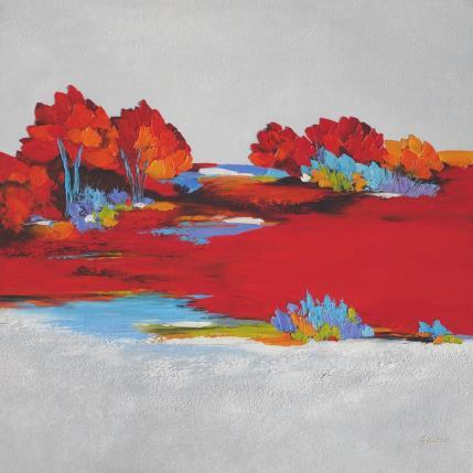 Peinture Un jour d'automne par Gaultier Dominique | Tableau Figuratif Huile Paysages