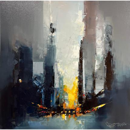 Peinture 5 th Av  par Castan Daniel | Tableau Figuratif Huile