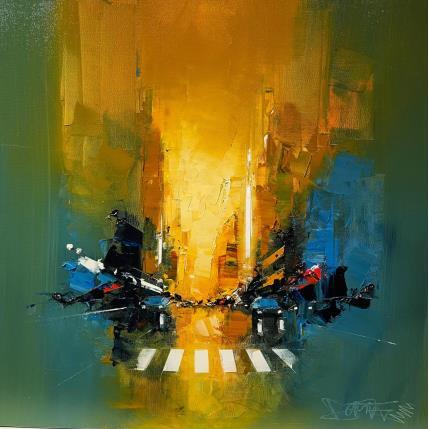 Peinture 8th Av  par Castan Daniel | Tableau Figuratif Huile