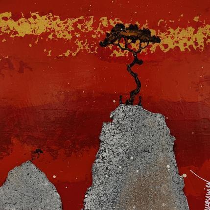 Peinture A 401 par Lemonnier  | Tableau Matiérisme Acrylique, Zinc Paysages