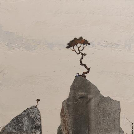 Peinture A 418 par Lemonnier  | Tableau Matiérisme Acrylique, Zinc Paysages