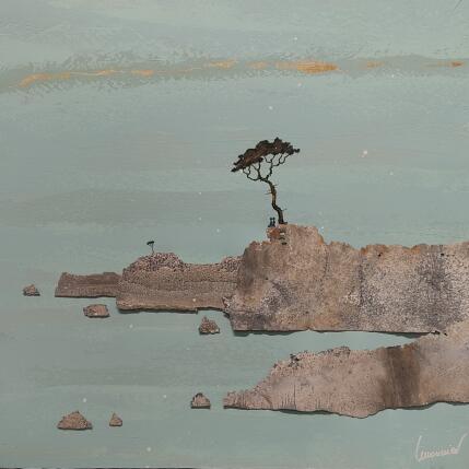 Peinture Le silence du vent par Lemonnier  | Tableau Matiérisme Acrylique, Zinc Paysages