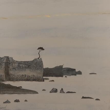 Peinture Entrées maritimes par Lemonnier  | Tableau Matiérisme Acrylique, Zinc Paysages