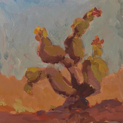 Painting Prickly Plant by Carrillo Cindy  | Painting Figurative Oil Landscapes, Pop icons