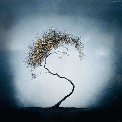 Painting Un de ces matins by Rey Julien | Painting Figurative Gold leaf