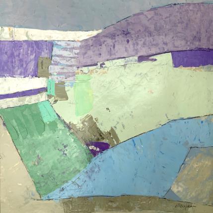 Pintura Jour de fin por Ottenjann Andrea | Pintura Abstract Acrylic Landscapes