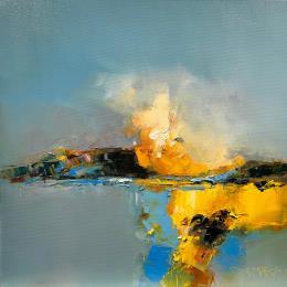 Pintura Abstract lanscape  por Castan Daniel | Pintura Figurative Oil