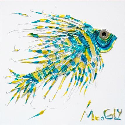 Painting Prétentius by Moogly | Painting Raw art Acrylic, Pigments, Resin Animals, Pop icons