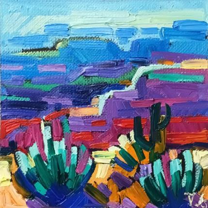 Peinture Grand Canyon morning par Georgieva Vanya | Tableau Figuratif Huile Paysages