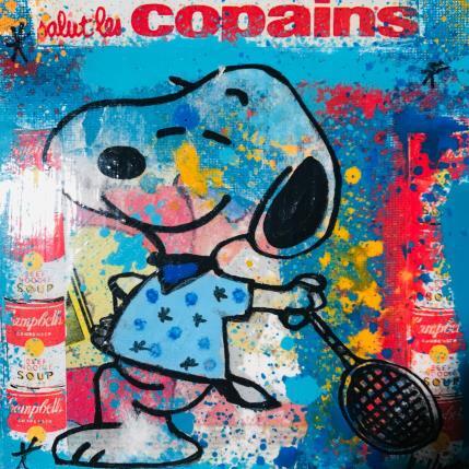 Peinture Balle de match par Kikayou | Tableau Pop-art Acrylique, Collage, Graffiti Icones Pop