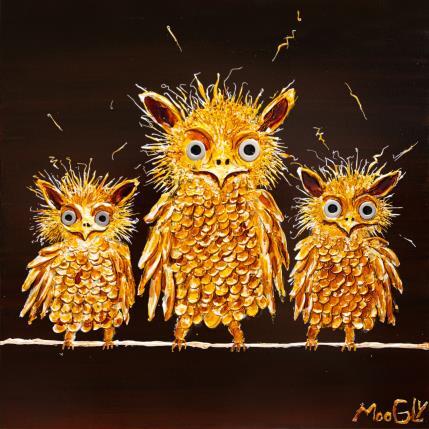Peinture Hypnotisius par Moogly | Tableau Art Singulier Acrylique, Pigments, Résine Animaux