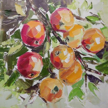 Peinture Apple harvest par Lunetskaya Elena | Tableau Figuratif Huile