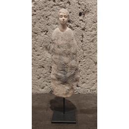 Sculpture silence des pierres 2 par Ferret Isabelle | Sculpture